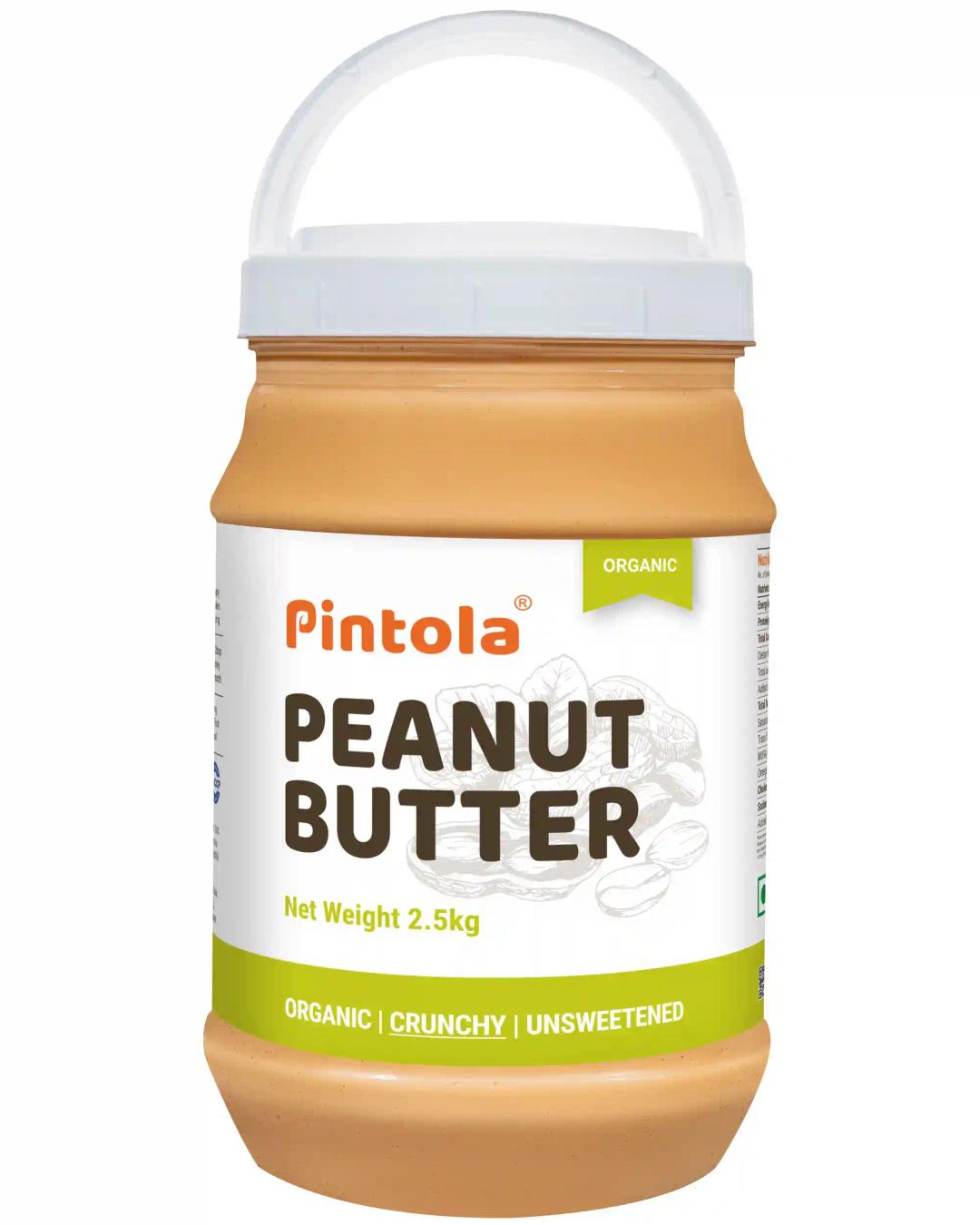 Pintola Organic PB Crunchy 2.5kg