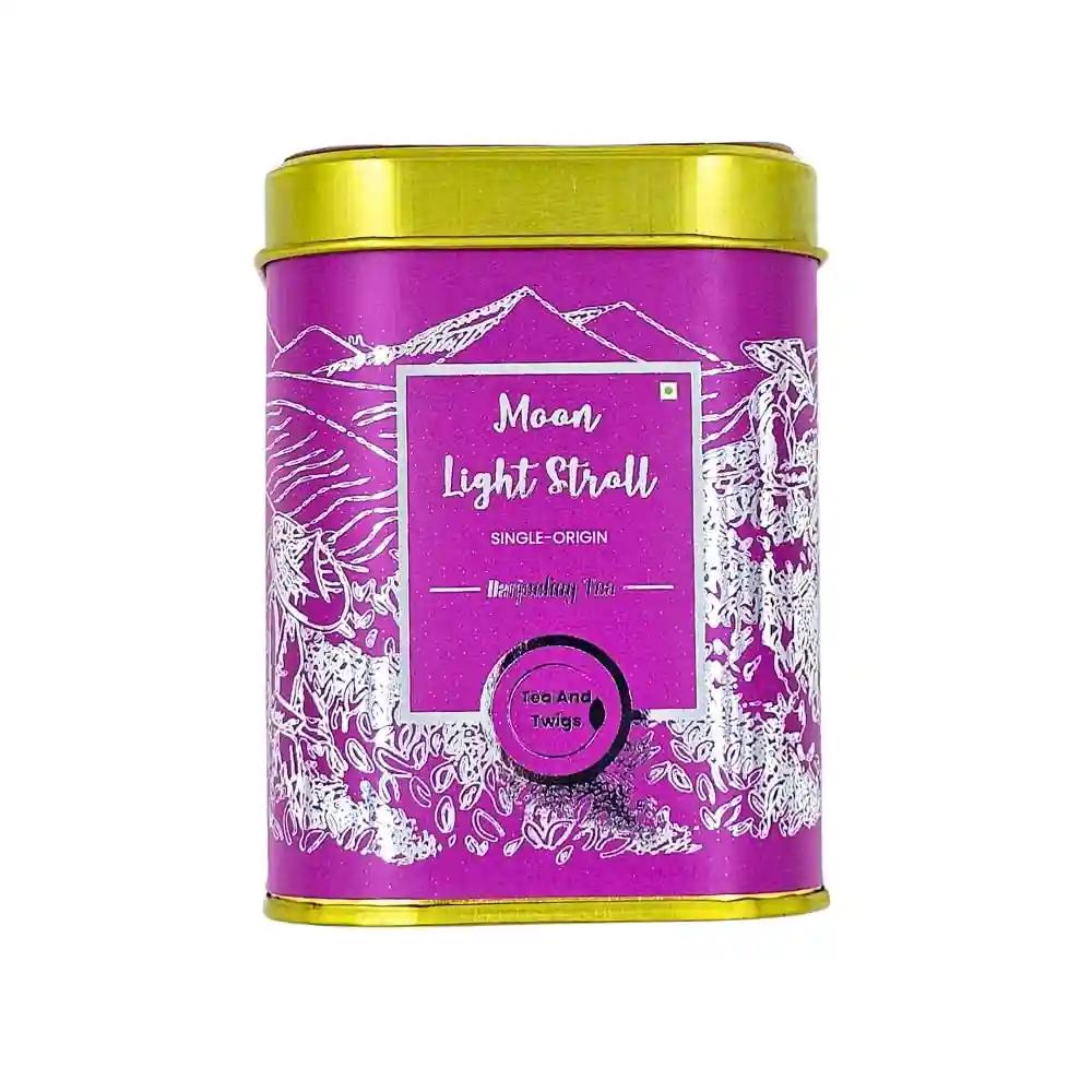 TEA AND TWIGS | Moonlight Stroll - Darjeeling Tea 50 gm | MoonDrop Tea | loose tea | Speciality Tea