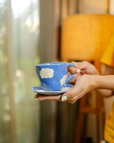 Cloud Cup & Saucer