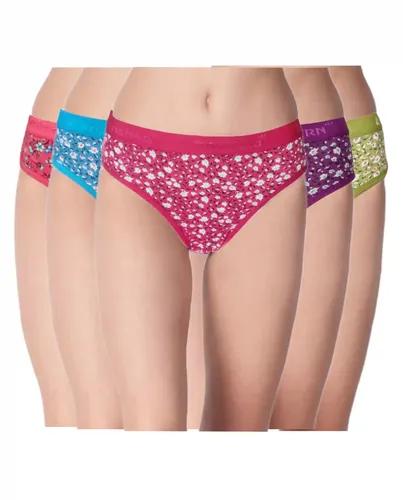 Premium Super Printed Hipster Panty Pack of 5