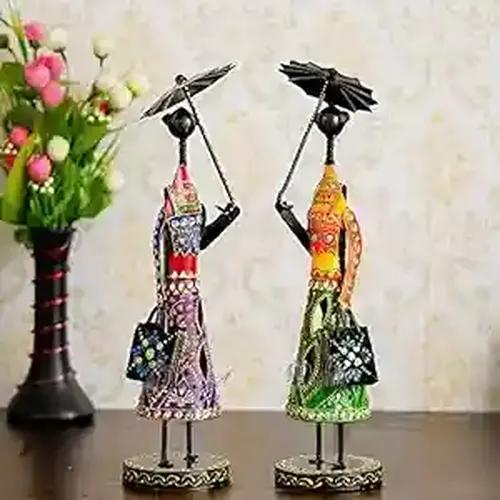 Umbrella Doll Handmade Decorative Items for Home, Living Room, Bedroom I Office I Table Decor I Drawing Room, Showpiece , Statue , Home Decor Items for Living Room and Gifts