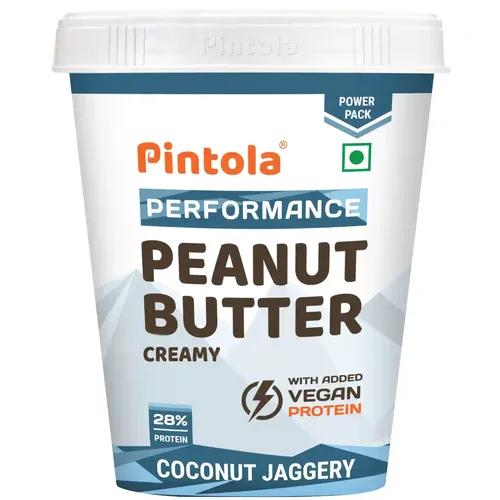 Pintola Coconut Jaggery Performance Series Peanut Butter (Creamy)