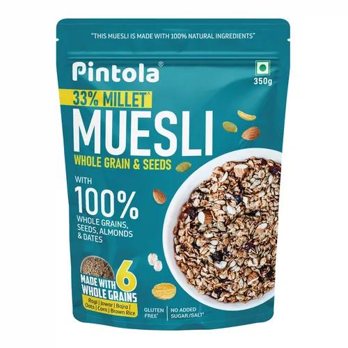 Pintola Whole Grain & Seeds Muesli with 33% Millet