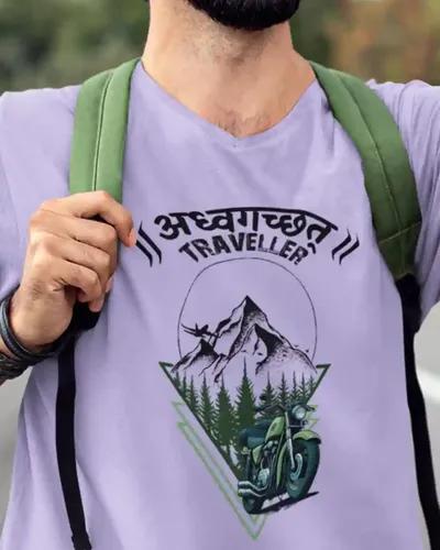 Traveller T-Shirt for Men / Lilac