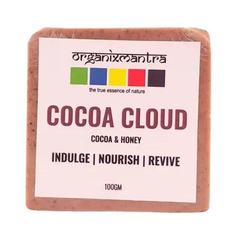 Organix Mantra Cocoa Cloud Bath Soap - Cocoa & Honey Enriched, Hydrating & Exfoliating, Nourishes for Radiant Skin - 100G