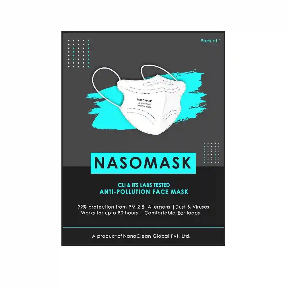 NANOCLEAN N95 Face Mask Soft, 5 layered face Anti Pollution Nasomask with Protective soft and comfortable 5 layer filteration Face Mask with earloop for Men and Women