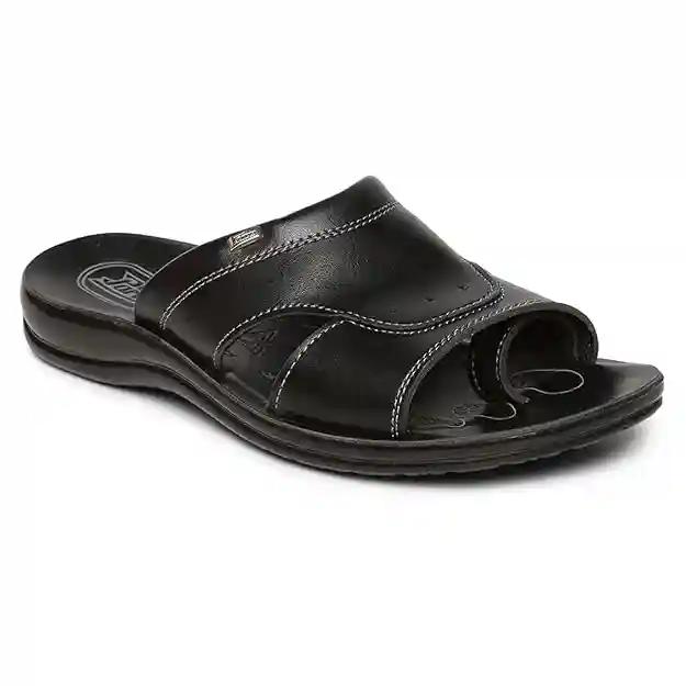 Paragon Men'S Black Formal Flip-Flops-8 Uk/India (42 Eu)(Pu6660G)