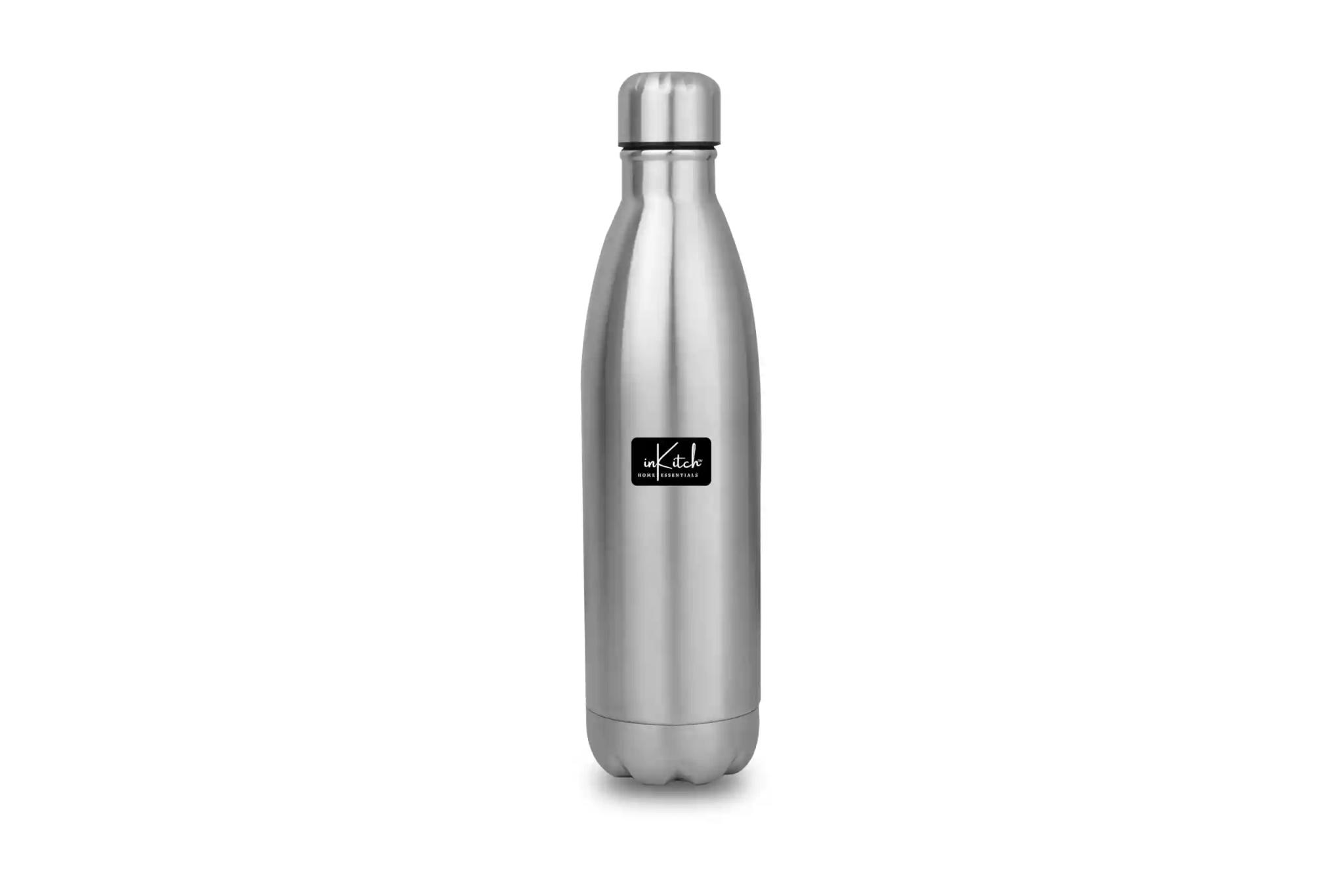 inKitch Stainless Steel Insulated Water Bottle- 24 Hrs Hot or Cold (500 Ml, 1)