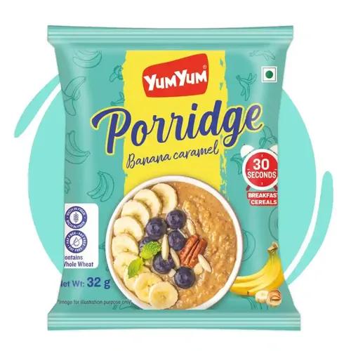 YUM YUM High Fiber Instant Roasted Porridge with Proteins & Vitamins – Nutritious Breakfast Cereals