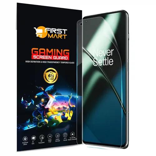 FIRST MART Screen Protector for Oneplus 11 5G - Impossible Fiber Case Friendly Screen Protection & Installation Kit (Gaming Clear)