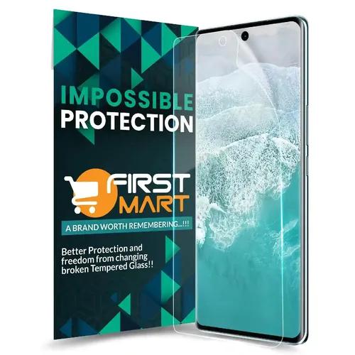 FIRST MART Screen Protector for Vivo V30 Pro 5G - Nano Fiber Unbreakable Membrane Case Friendly Full Edge to Edge Screen Coverage & Installation Kit (Crystal Clear)