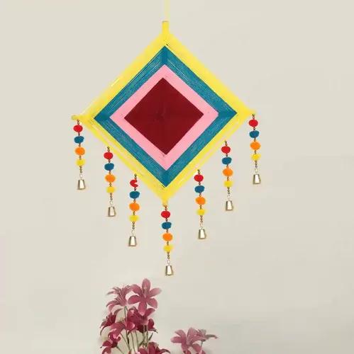 Woollen Kite Wall Hanging - Multicolour