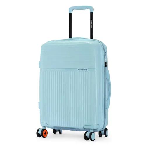 Nasher Miles Krabi Expander and TSA Lock Hard-Sided Polypropylene Cabin Luggage Light Blue 20 inch |55cm Trolley Bag