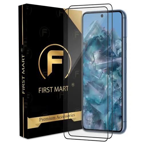 FIRST MART Premium Tempered Glass for Google Pixel 8 Pro 5G with Edge to Edge Coverage and Easy Installation Kit, Pack of 2