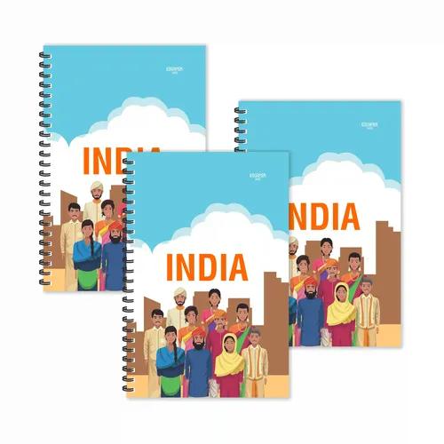 Indian Religions Ruled Diaries - Pack Of 3