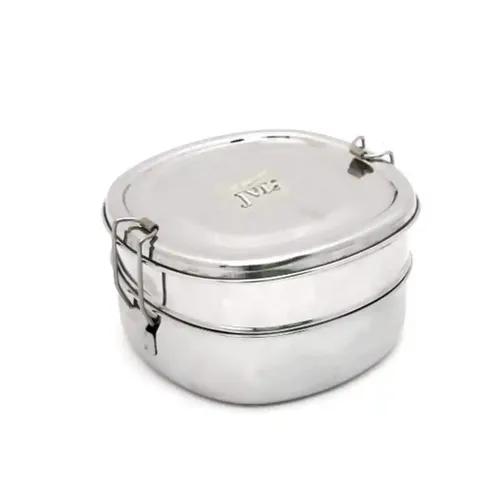 Jvl Stainless Steel Lunch Box Double Two Layer For Kids Small Size