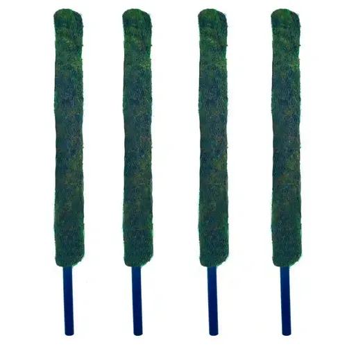 Little Monkey Moss Stick 3 Feet Stuffed with Rich Moss Grass - Pack of 4