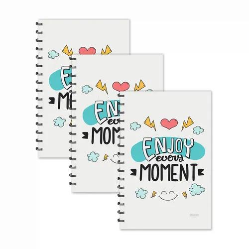 Enjoy Every Moment Motivational Diaries - Pack Of 3