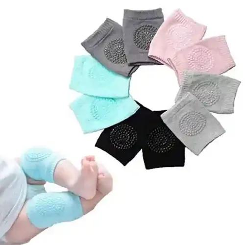 Perfect Pricee Baby Knee Pads for Crawling Toddler Knee Crawler, Elastic Anti-Slip Cotton Knee Pad Leg Warmer for Unisex Infant