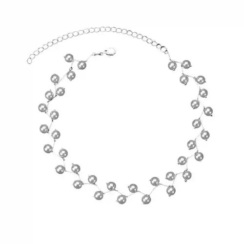 Pearl choker Silver Plated Neckpiece