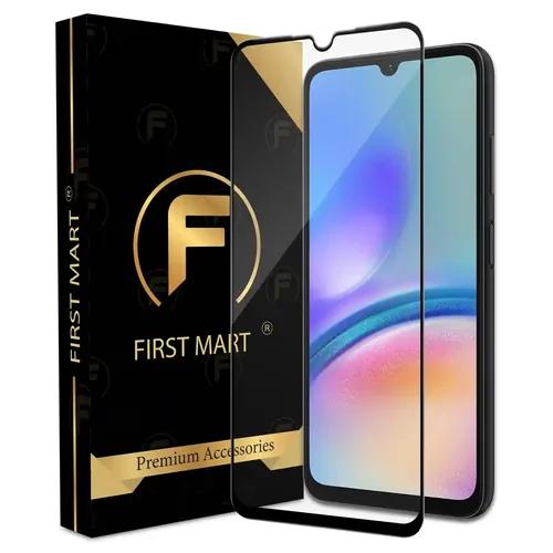 FIRST MART Premium Tempered Glass for Samsung Galaxy A05s with Edge to Edge Coverage and Easy Installation Kit, Pack of 1