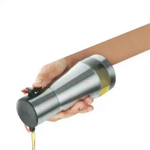 JVL Kitchen Stainless Steel Oil Stopper/Pourer Dispenser - 750 Ml