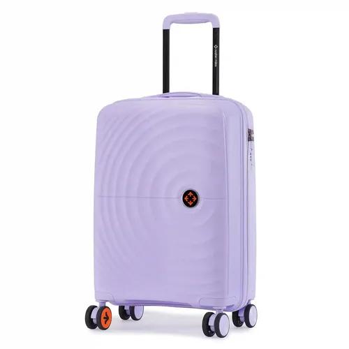 Nasher Miles Seattle Hard-Sided Polypropylene Check-in Luggage Pastel Purple 24 inch |65cm Trolley Bag Suitcase