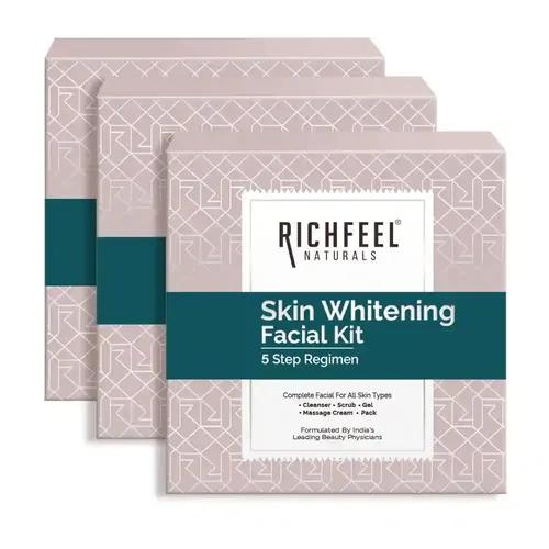 Richfeel Skin Whitening Facial Kit 5X6G Pack of 3