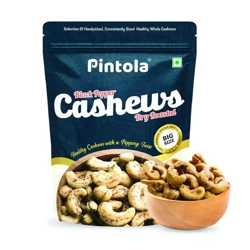 Pintola Black Pepper Cashews Dry Roasted 100g