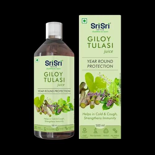 Sri Sri Tattva Giloy Tulasi Juice | 500 Ml