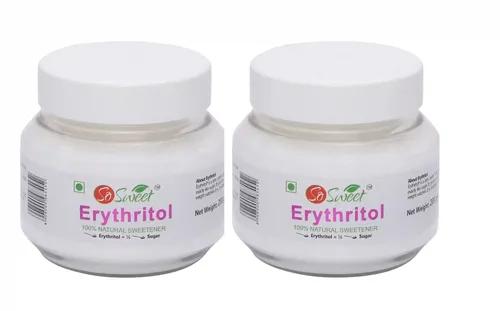 So Sweet 100% Natural Sweetener 200 GMS Erythritol (Pack of 2)